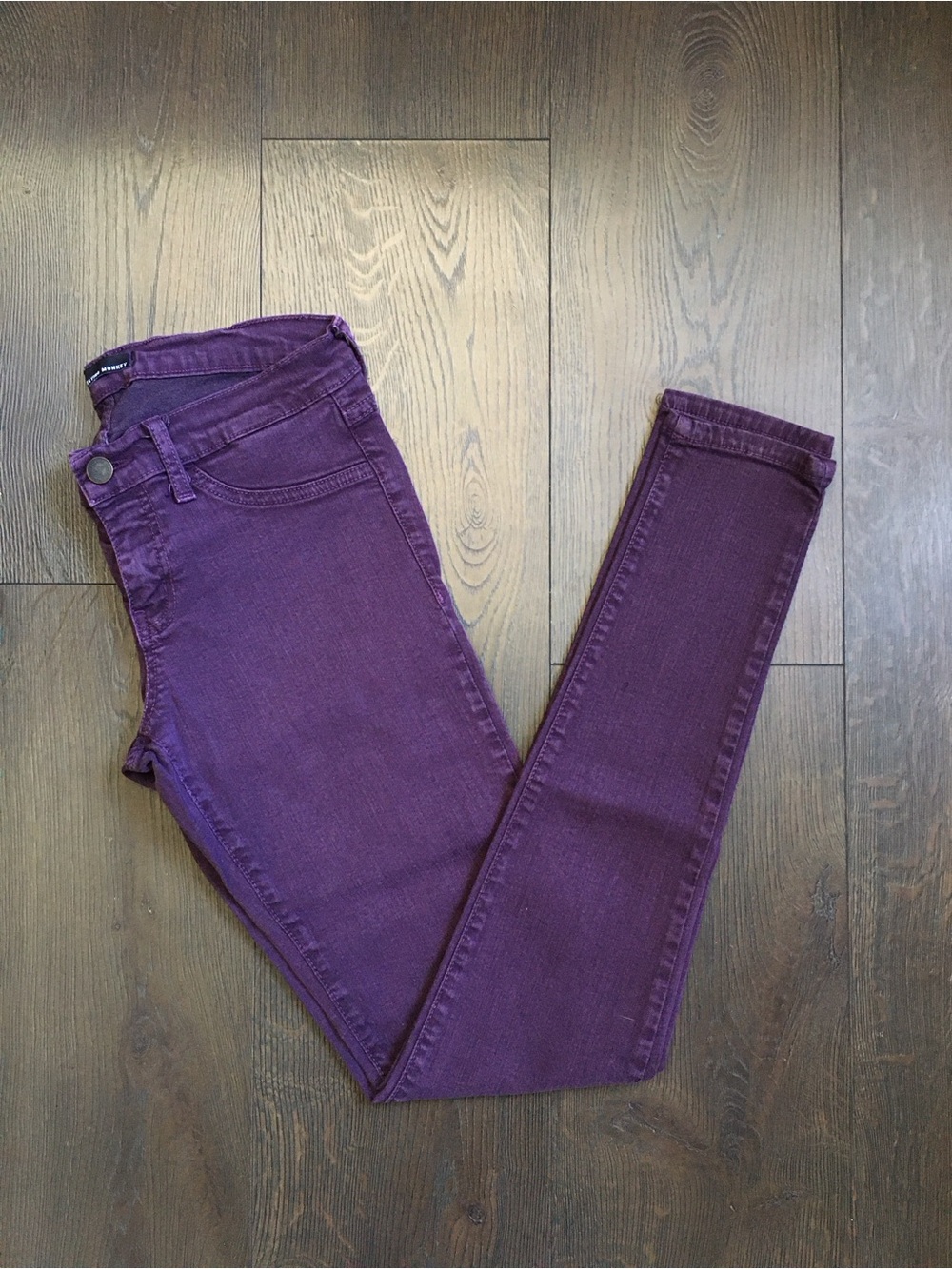 Flying Monkey Deep Purple Skinny Jeans